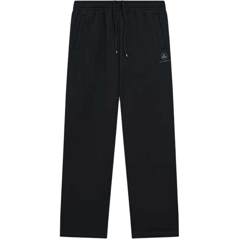 PEAK Casual Pants Men's Black Moderate Straight Fit Pants