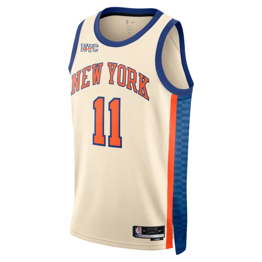 Nike Nike Jalen Brunson New York Knicks City Edition Men's Nike Nba Swingman Jersey