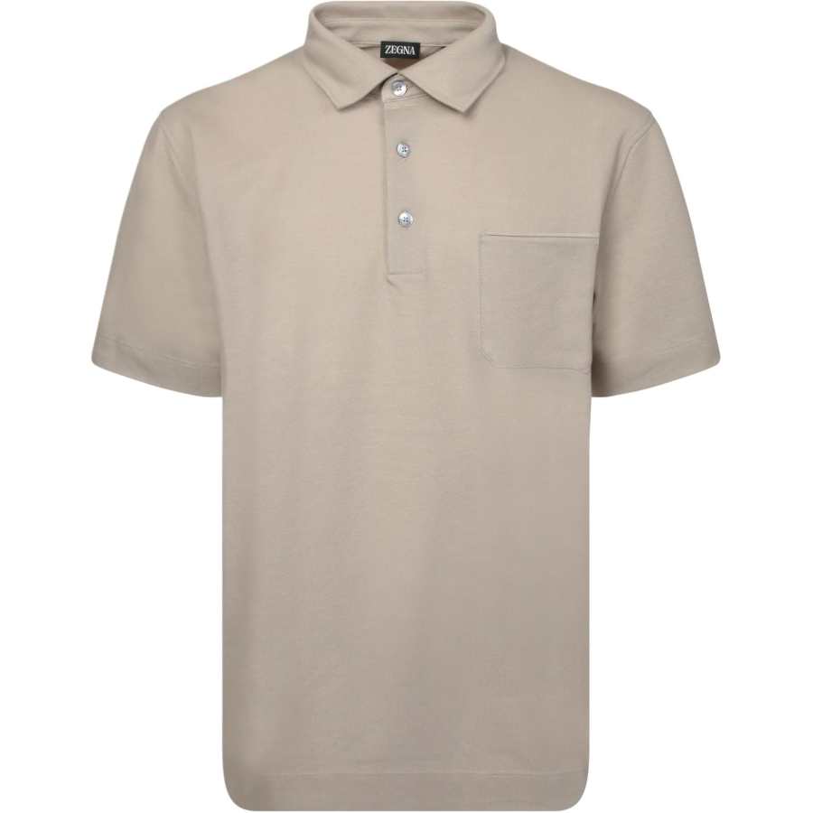 Ermenegildo Zegna Zegna Short Sleeved Pocket Detailed Polo Shirt