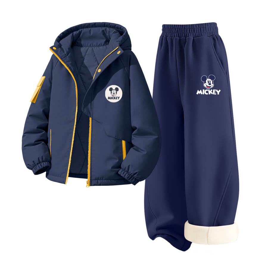 Disney Kids Casual Sportswear Hooded Thickness