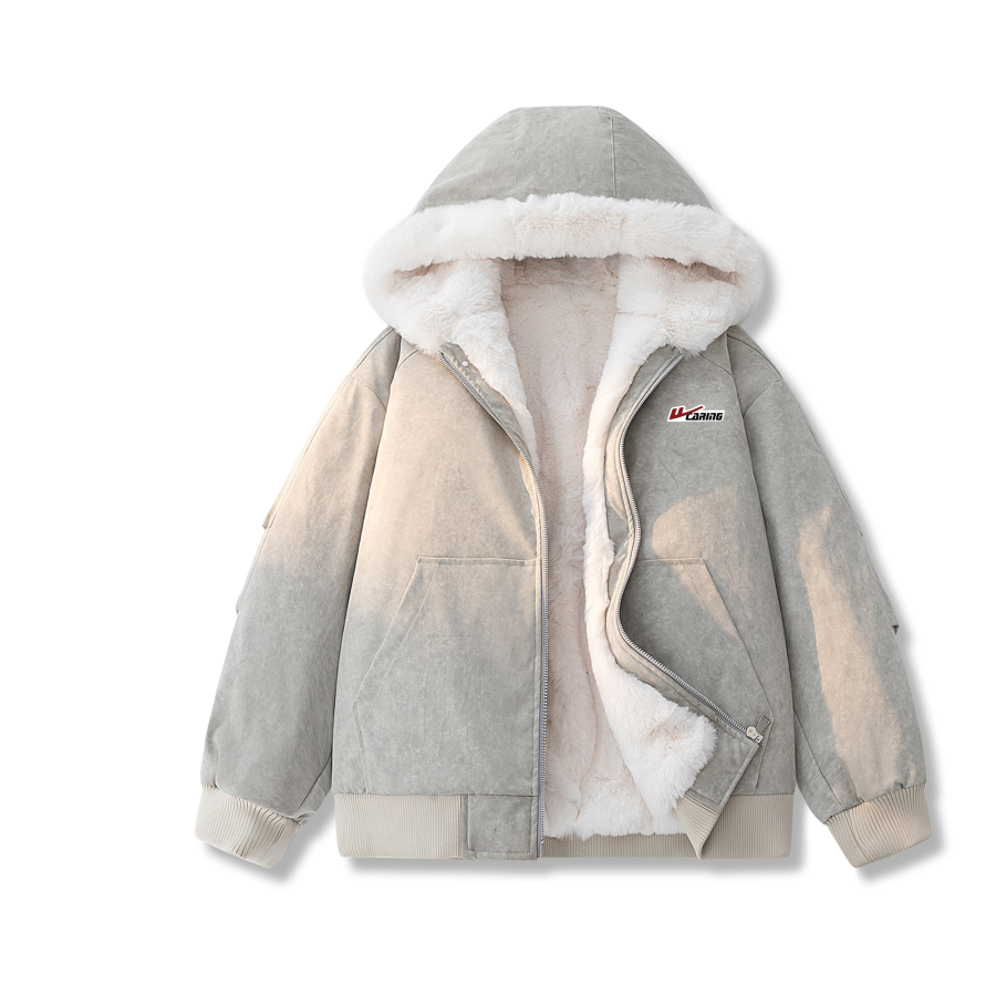 WARRIOR WARRIOR Puffer Jackets Unisex Thickened Parka Puffer Jacket