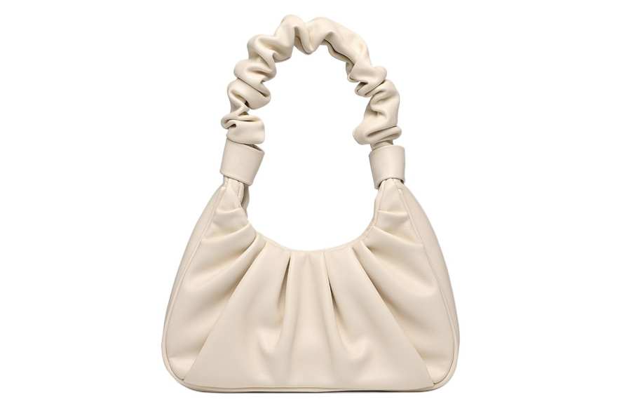NOMK Leather Cloud Bag, Shoulder Bag, Soft Leather Bag, Single Shoulder Bag Women's Multicolor
