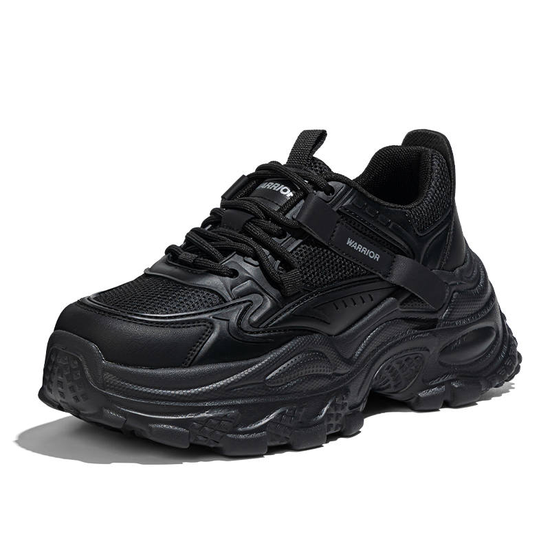 Warrior Slip Resistant, Abrasion Resistant, Breathable, Lightweight, Height Increasing Low top Chunky Sneakers
