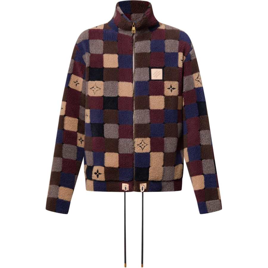 LOUIS VUITTON Velvet feel Coat Standard Fit Men's