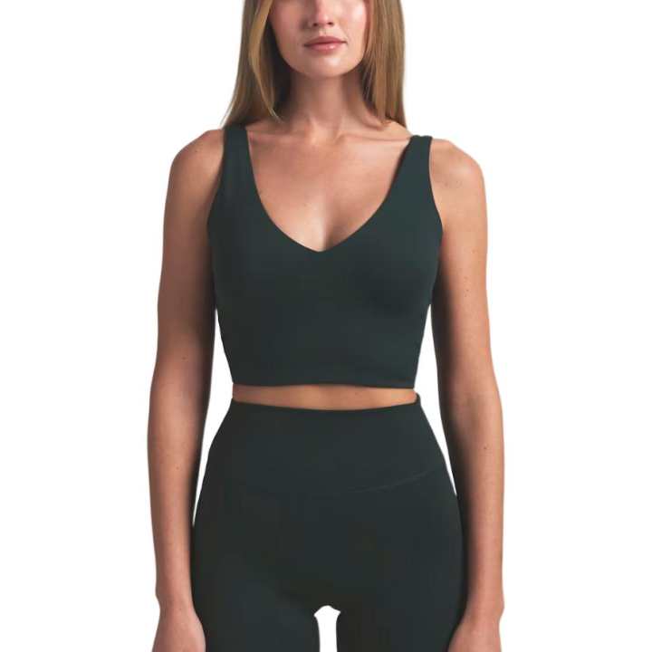 Nike NikeSKIMS Matte Women's V-Neck Long-Line Bra