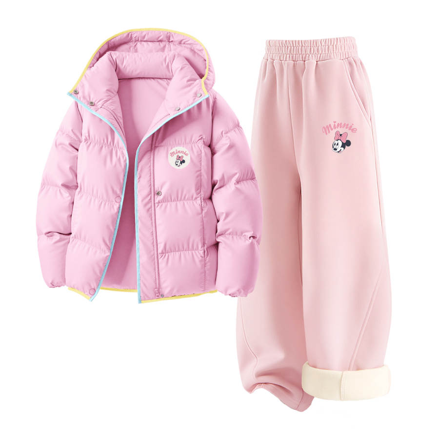 Disney Kids Casual Sportswear Crew Neck Thickened