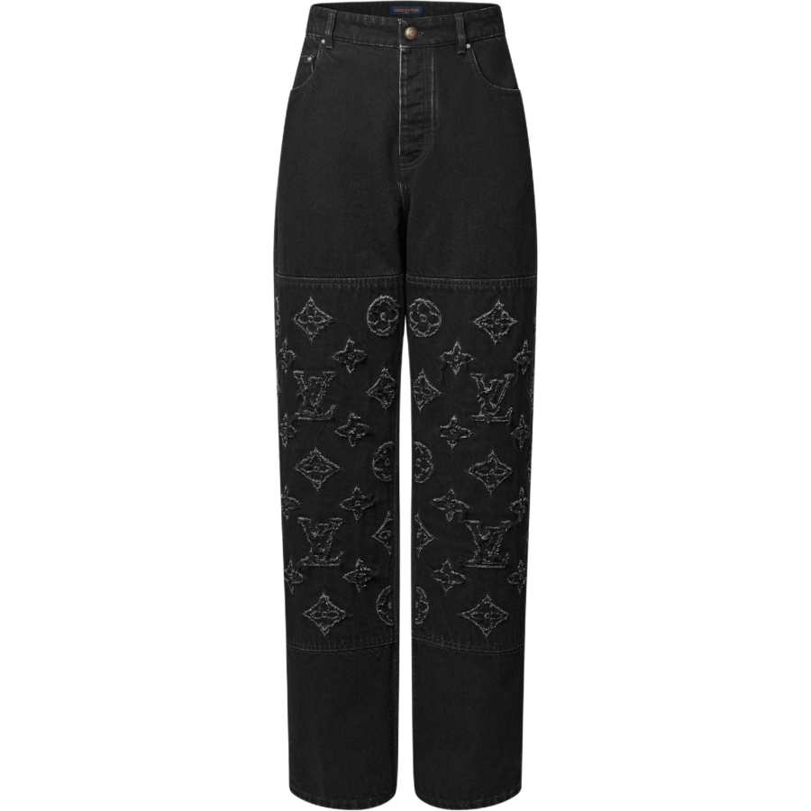 LOUIS VUITTON LOUIS VUITTON Jeans Men's Black Moderate Other