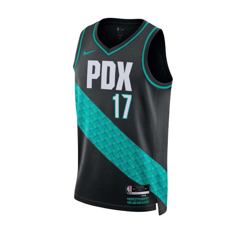 Nike Nike Shaedon Sharpe Portland Trail Blazers City Edition Men's Nike Nba Swingman Jersey
