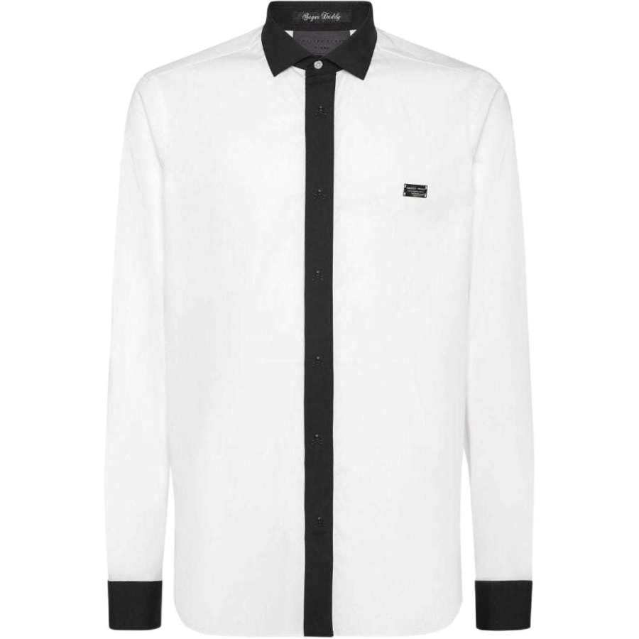 PHILIPP PLEIN Sugar Daddy Contrast trim Shirt