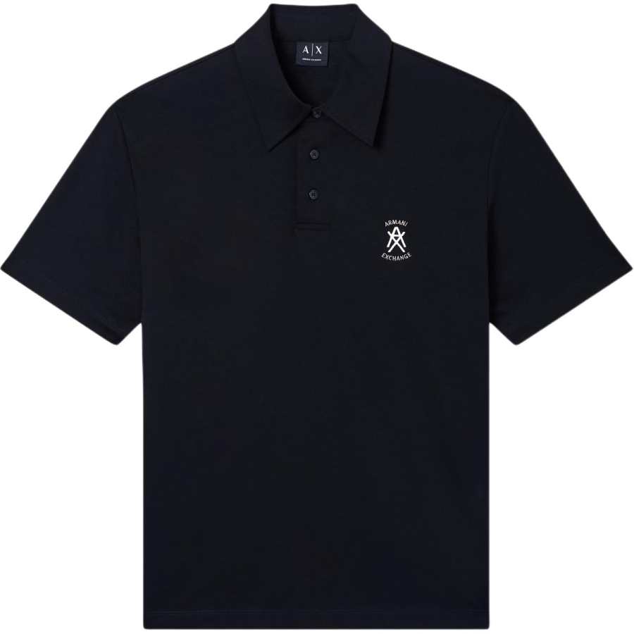 Armani Exchange logo-detail polo shirt