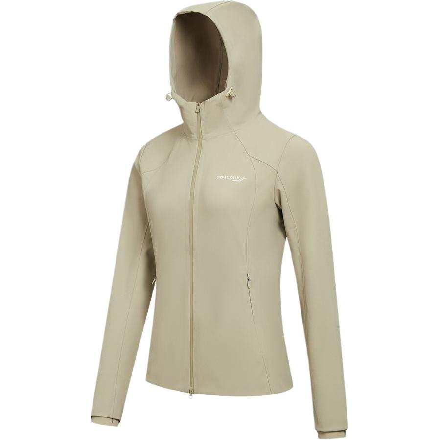 Saucony Jackets Unisex Khaki Hooded Moderate Other