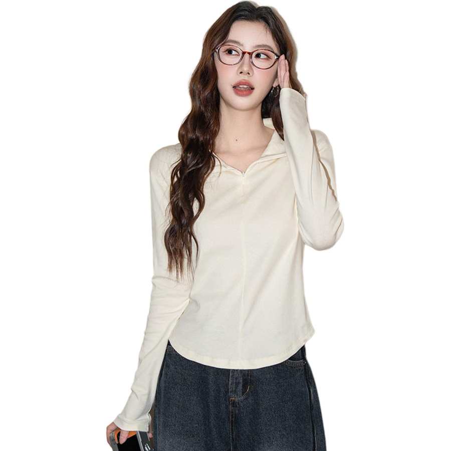 BALENO T Shirts Women's Stand Collar
