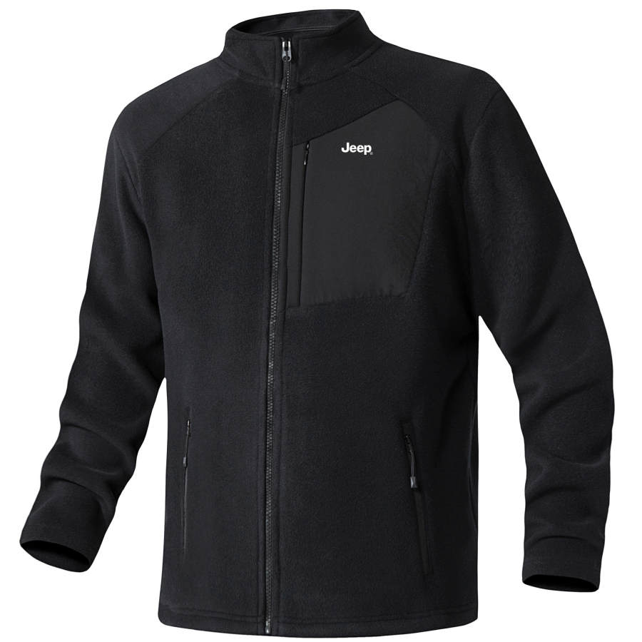 Jeep Velvet Jackets Unisex Stand Collar Moderate