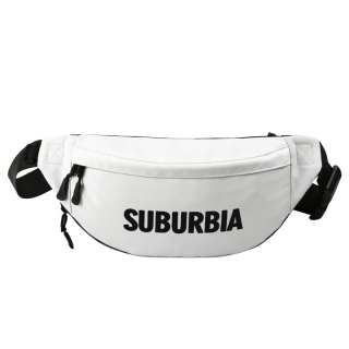 SUBURBIA Membrana Dermalis Sling Bags Unisex White