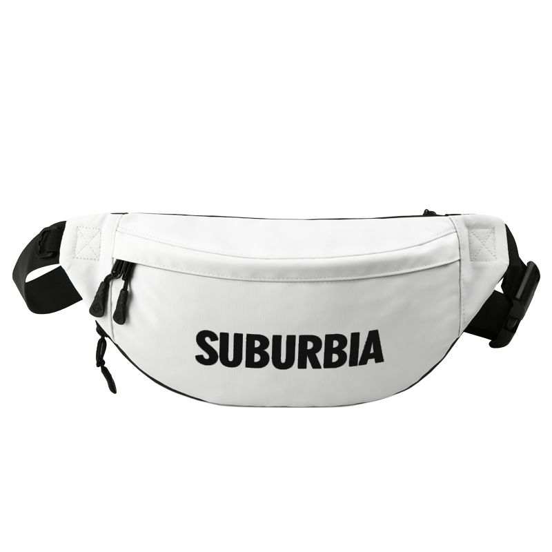 SUBURBIA Membrana Dermalis Sling Bags Unisex White