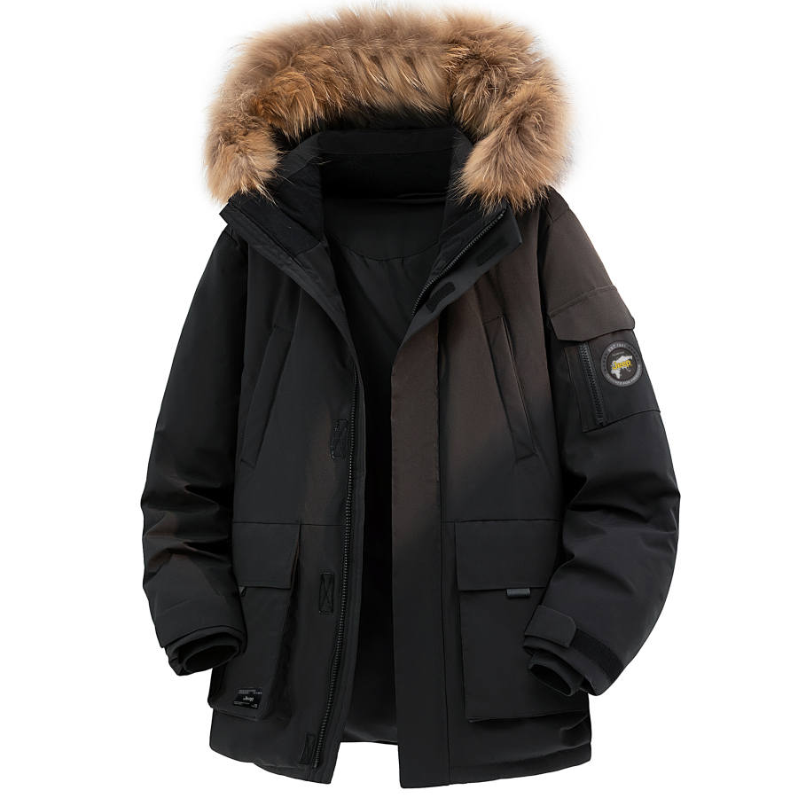 Jeep Jeep Down Jackets Unisex Thickened Parka Down Jacket