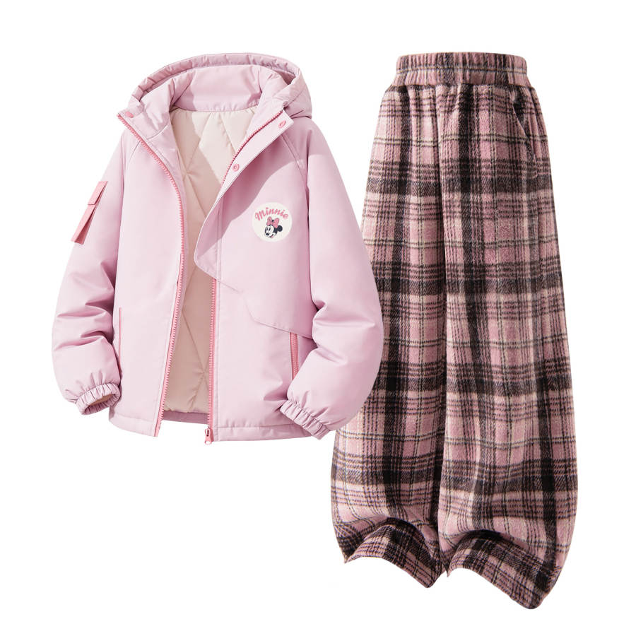 Disney Kids Casual Sportswear Hooded Thickness