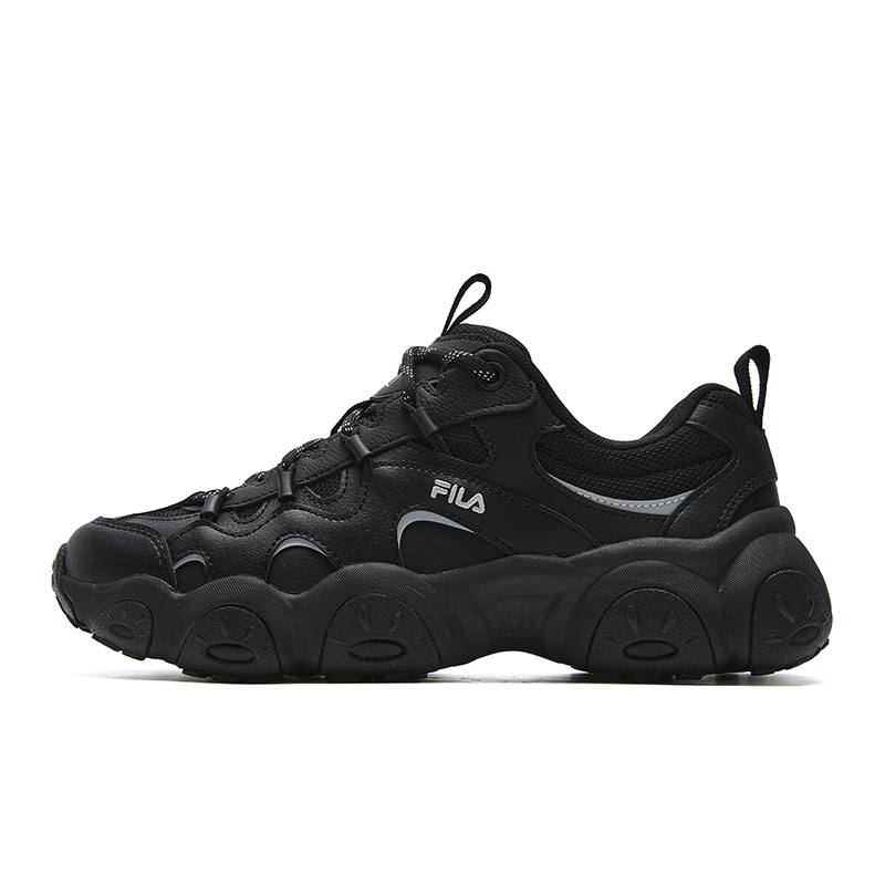 FILA FLUID 7 Height Increasing Low top Chunky Sneakers Women's Black