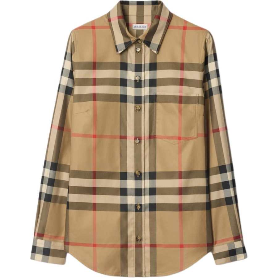 Burberry FW25 Shirt Slim Fit Women's Archive Beige
