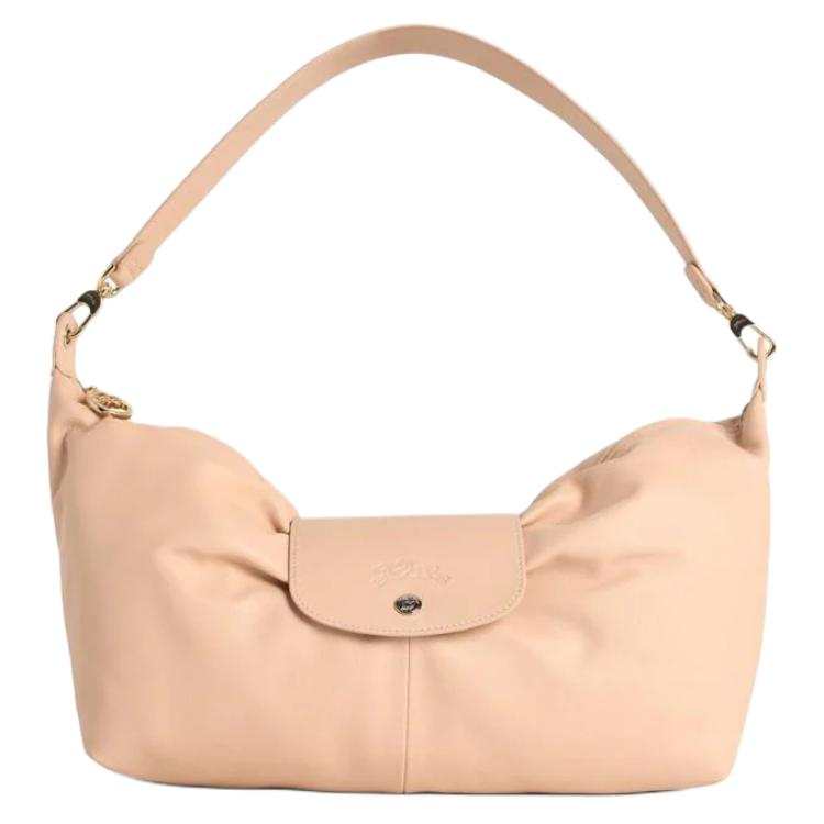 LONGCHAMP Le Pliage Xtra Sheepskin Shoulder Bag Large Women's Nude Pink
