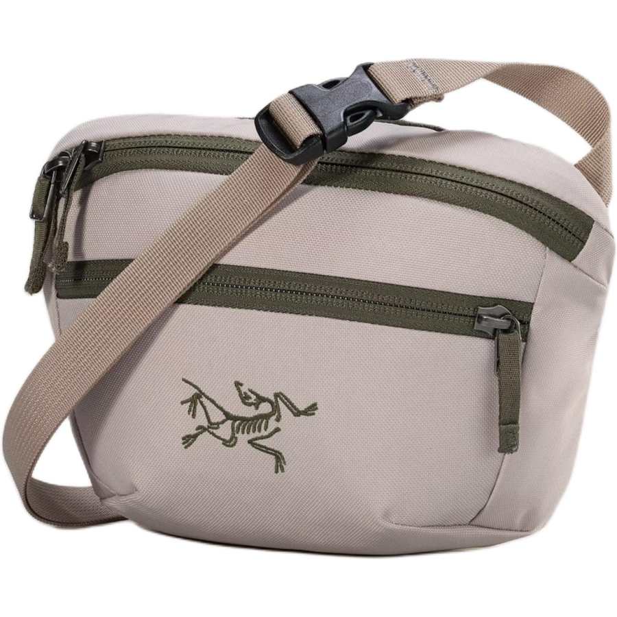 Arcteryx Arc'teryx 1.5L Fanny Pack Outdoor Bag Polyester Khaki & Green Unisex