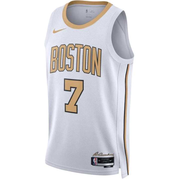 Nike Nike Jaylen Brown Boston Celtics City Edition Men's Nike Dri-FIT Adv Nba Authentic Jersey