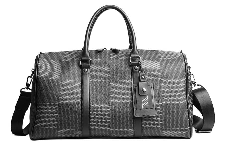 NOMK Pu Swim Bag, Sports Bag, Gym Bag, Laptop Bag, Shoulder Bag, Crossbody Bag, Handbag Unisex