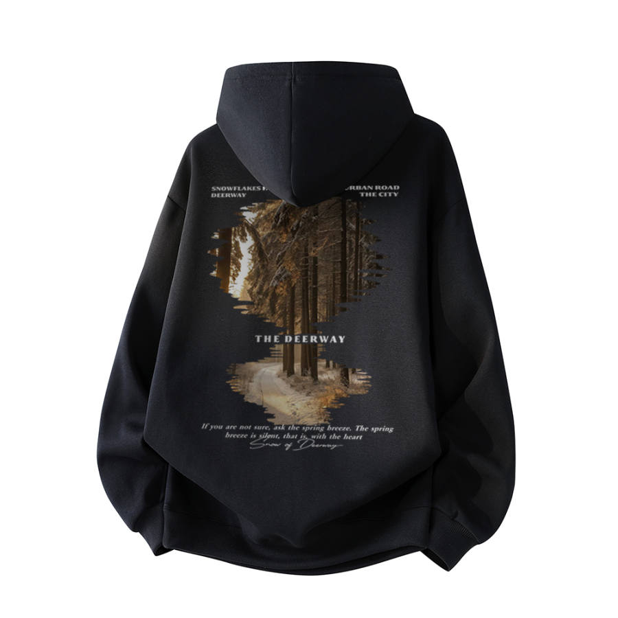 DEERWAY DEERWAY Sweatshirts Unisex Hooded Moderate Regular