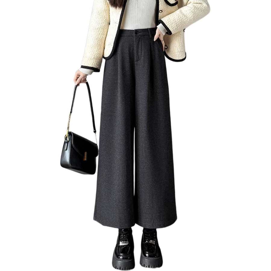 BALENO Casual Pants Women's Thickened Wide Leg Pants
