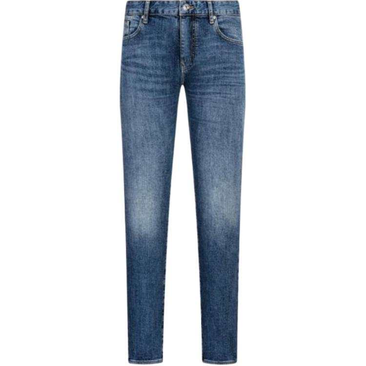 ARMANI EXCHANGE Jeans Men's Denim Blue Moderate Straight Fit Pants