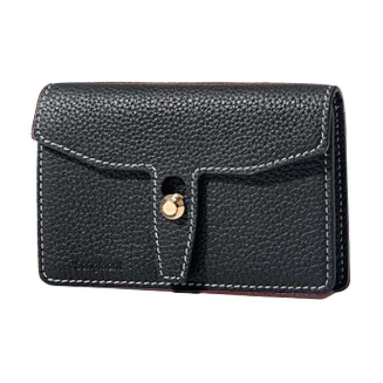 Songmont Cow Leather Coin Card Holder Clip Unisex Multicolor