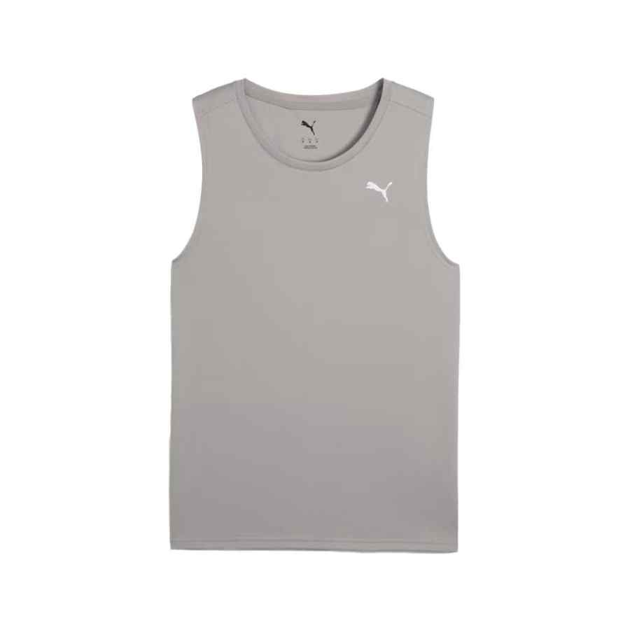 PUMA DRYCELL Tank Tops Men's Gray Crew Neck Moderate Other