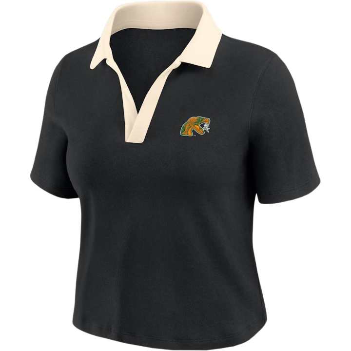 Nike Nike College (Florida A&M University) Women's Short-Sleeve Polo Crop Top
