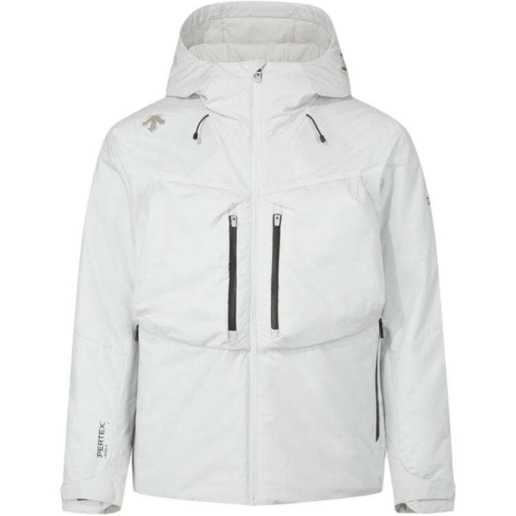 DESCENTE Puffer Jackets Men's Hooded Non Detachable Moderate