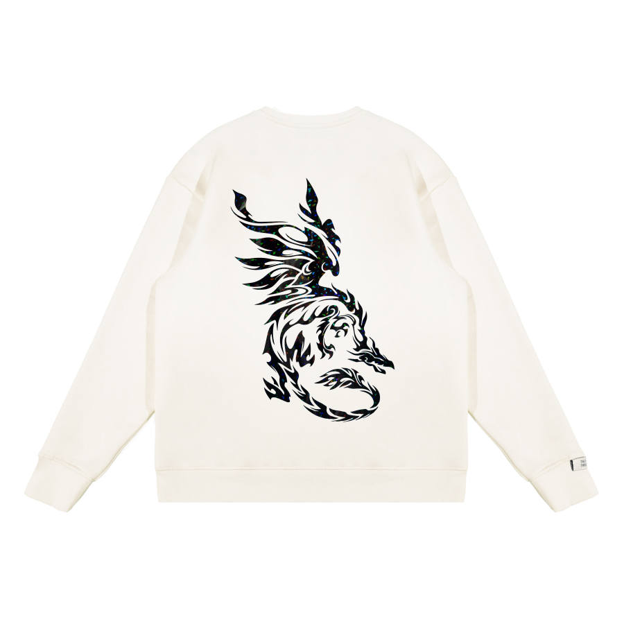 Adidas Adidas Sweatshirts Unisex White Crew Neck Moderate Regular