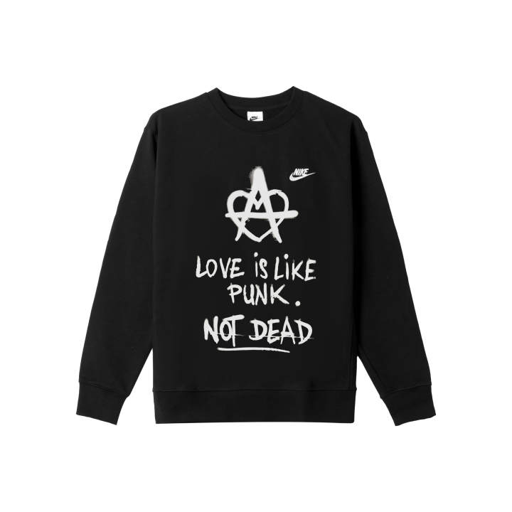 Nike Nike Sweatshirts Men's Black Crew Neck Moderate