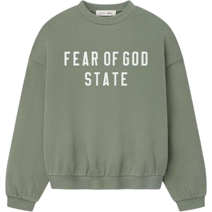 Fear Of God Essentials Logo Embroidered Crewneck Sweatshirt