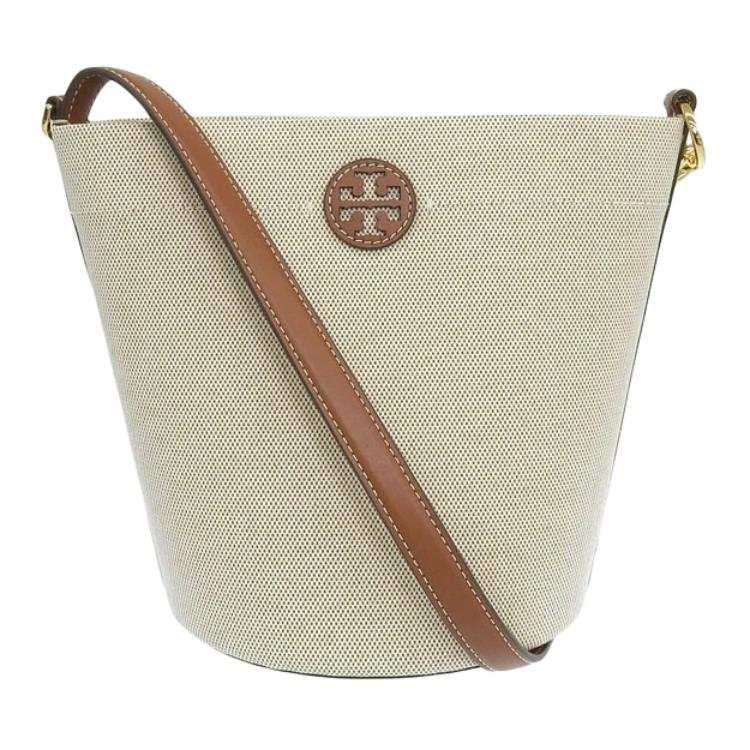 TORY BURCH Blake Canvas Crossbody Bag, Shoulder Bag Regular Women's Beige