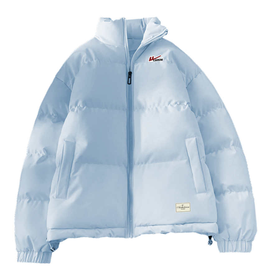 WARRIOR WARRIOR Down Jackets Unisex Stand Collar Thickened Puffer Jacket
