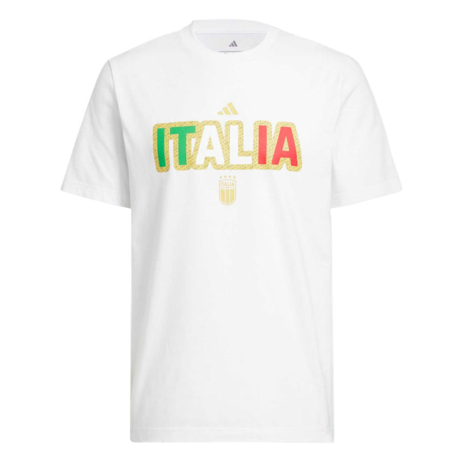 Adidas Adidas WORLD CUP T Shirts Men's White Crew Neck Moderate