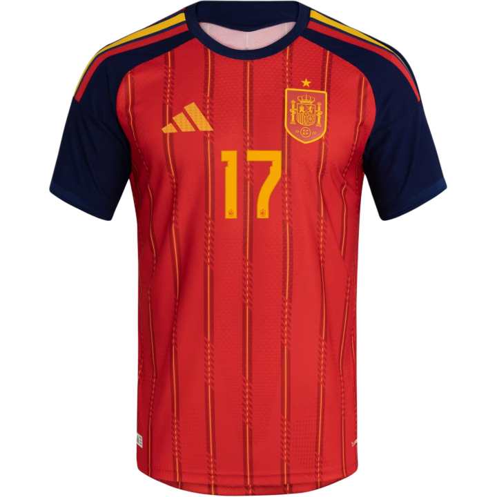 Adidas Adidas Spain National Team Soccer Jersey Player Edition Men's