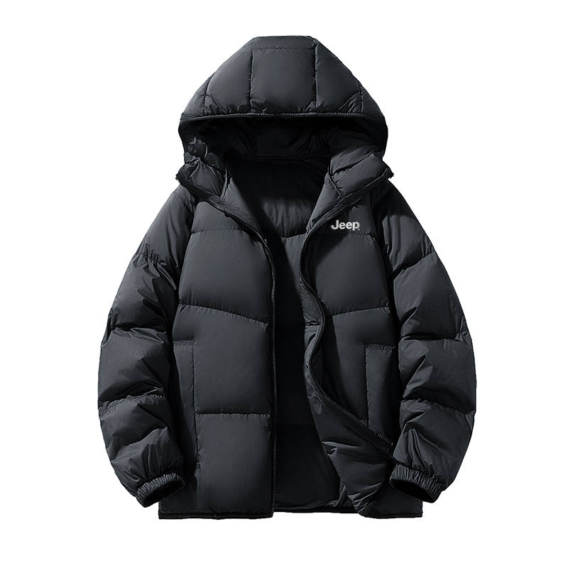 Jeep Down Jackets Unisex Hooded Thickened