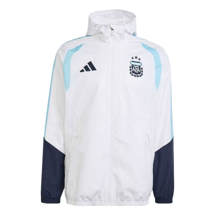 Adidas Adidas Jackets Men's White Hooded Non Detachable Moderate