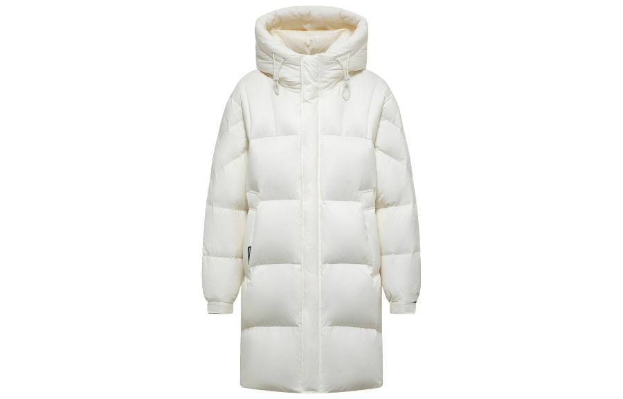YALU Down Jackets Unisex Hooded Fleece Lined