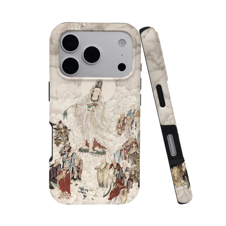 Keshami Keshami PC Material Drop Resistant Style/Half Coverage With Magnetic Matte Hard Shell Creative Individual Deities