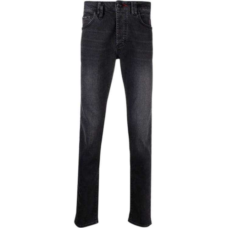 PHILIPP PLEIN Jeans Men's Dark Gray Moderate Slim Fit Pants