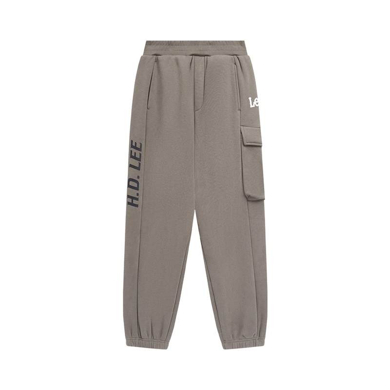 LEE KIDS Knitted Sweatpants Fleece Lined Thermal Loose Fit Elastic Cuff Workwear Teenagers