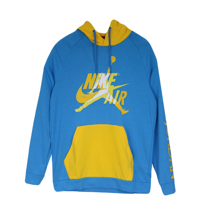 Jordan Jordan Air Sweatshirts Men's Blue Hooded Moderate Regular
