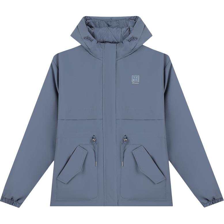 361° Puffer Jackets Women's Plum Rain Purple Hooded Moderate