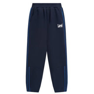 LEE KIDS Knitted Sweatpants Fleece Lined Soft Thermal Stripes Loose Fit Elastic Cuff Teenagers